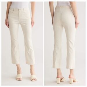 Cinq à Sept Shannon Wide Leg Pants, Alabaster, Women's Size 2 (NWT)